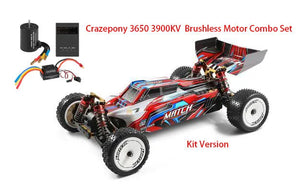 New WLToys 104001 1:10 Scale WITHOUT Electronics Car Parts Kit - Makerfire
