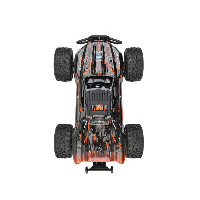 Wltoys 1/10 Scale 55KM/H Brushless 4WD BigFoot Monster Truck - 2.4G Remote Control RC Car with Large Alloy Electric Crawler - Model 104016/104018