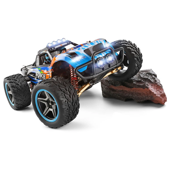Wltoys 104019 1/10 2.4G 4WD 55KM/H Brushless High Speed Racing Car Remote Control Crawler BigFoot Monster Truck - Makerfire