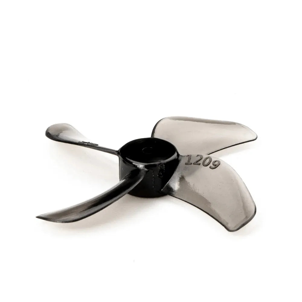 Gemfan 1209-4 31MM Quad Blade 0.8MM/1MM/1.5MM Shaft Propeller for 0802 25000KV Motor(Pack of 16) - Makerfire