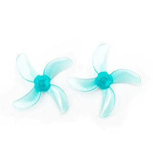 Gemfan 1209-4 31MM Quad Blade 0.8MM/1MM/1.5MM Shaft Propeller for 0802 25000KV Motor(Pack of 16) - Makerfire