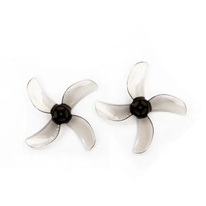 Gemfan 1209-4 31MM Quad Blade 0.8MM/1MM/1.5MM Shaft Propeller for 0802 25000KV Motor(Pack of 16) - Makerfire