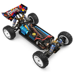 WLTOYS 124007 75km/h 2.4G 1/12 4WD RC Racing Car Brushless Car High Speed Off-road Remote Control Drift Car - Makerfire