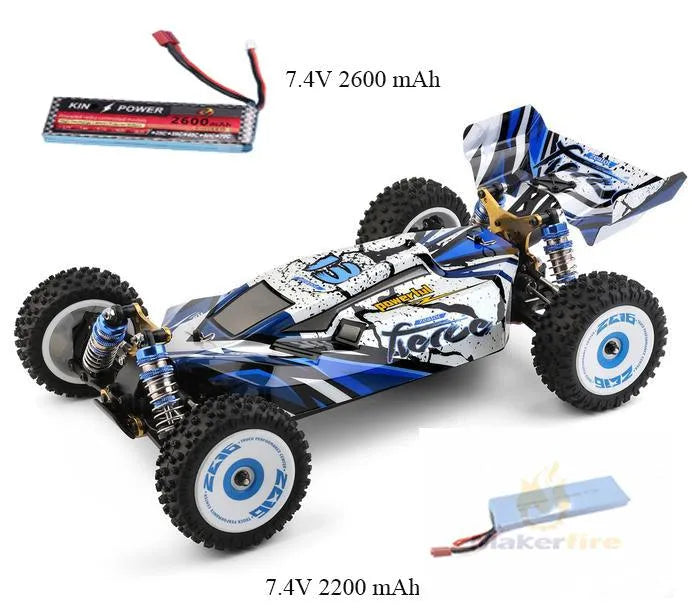 New Version Upgraded Wltoys 124017 V2 RTR 1/12 2845 4300KV brushless Motor RC Car - Makerfire