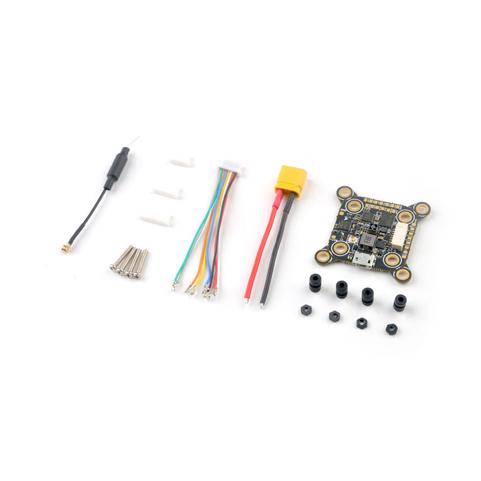 Happymodel Pancake 2-6S AIO F4 Flight Controller Built-in SPI ELRS 2.4G and 400mw Openvtx Compatible with 20×20 and 35.5×35.5 Stack