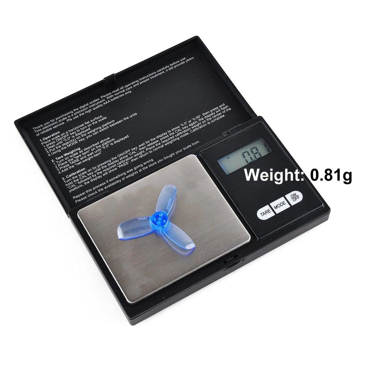 16pcs Gemfan 1940 3-Blade Propeller 1.9 Inch Triblade Prop - Makerfire