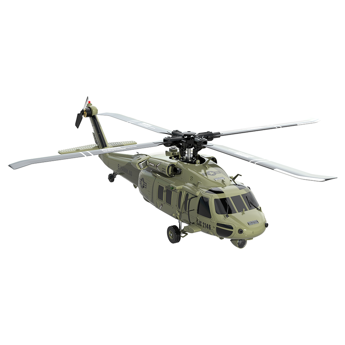 Black Hawk UH60 RC ヘリコプター 1:47 スケール 2.4Ghz 6CH 6 軸ジャイロ BNF FUTABA S-FHSS と互換性あり