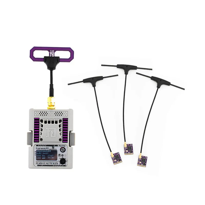 NamimnoRC 2.4GHz Flash TX Module with 2.4GHz Loop Antenna and ELRS 2.4G Flash nano Receiver - Makerfire