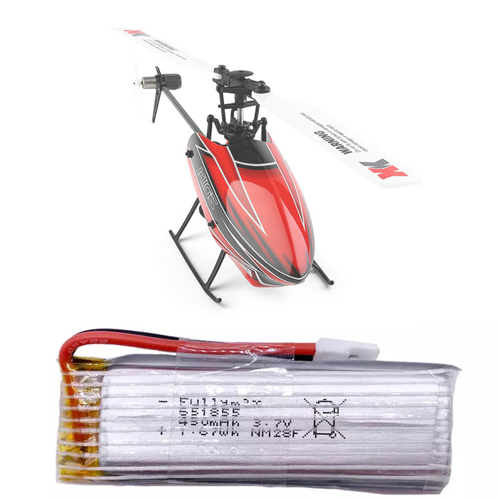 Wltoys K110 K110s Battery 3.7V 450mAh 1S RC Helicopter Battery With ph2.54 Plug(Pack of 2) - Makerfire