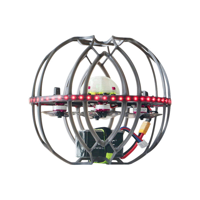 LDARC FB156 FLYBALL Soccer FPV Drone Wheelbase 87.5mm con receptor AC900 versión competitiva/versión FPV