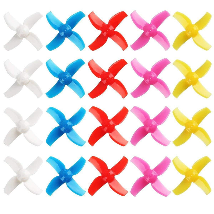 10 Pairs 40mm Four-Blade 4 Blade Propellers 1mm Mounting Hole