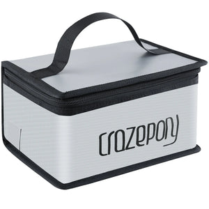 Crazepony Lipo Safe Bag Lipo Battery Guard Bag Fireproof Explosionproof Battery Guard Safe Bag Pouch - Makerfire