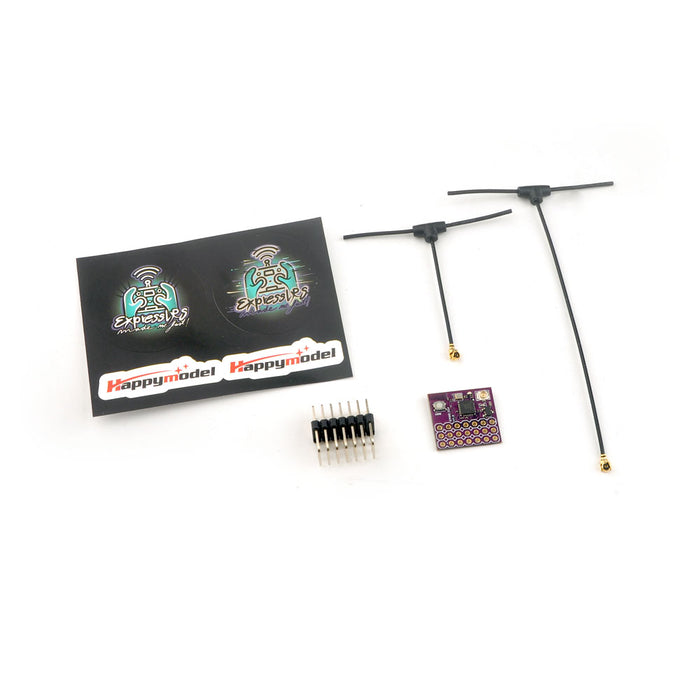 Happymodel ExpressLRS ELRS EPW6 TCXO Receiver: 2.4GHz 6CH Control for Fixed-wing