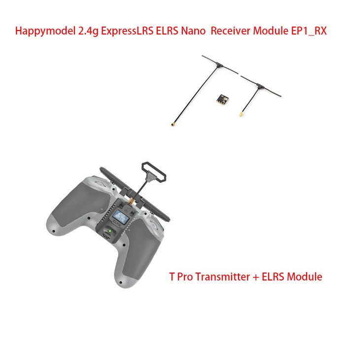 Jumper T-Pro JP4-in-1 Multiprotocolo y ELRS Control remoto Hall Sensor Gimbals OpenTX Firmware (Modo 2 Acelerador de mano izquierda)