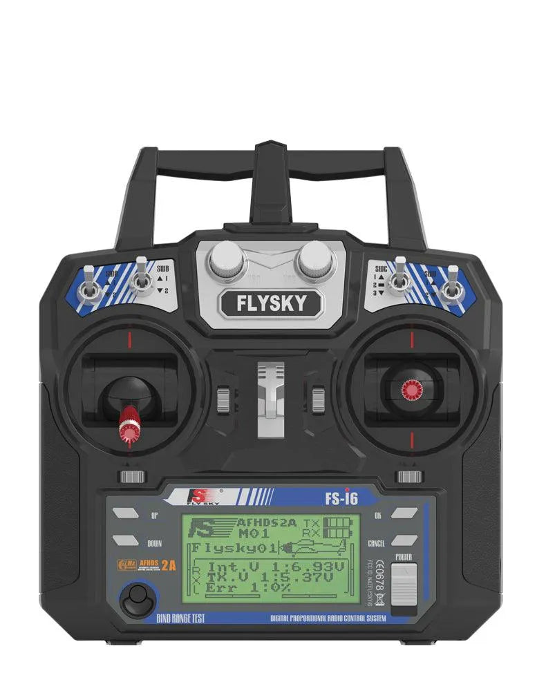 FlySky FS-i6 2.4G 6CH AFHDS RC Radion Transmitter Without Receiver for RC FPV Drone - Mode 2 Left