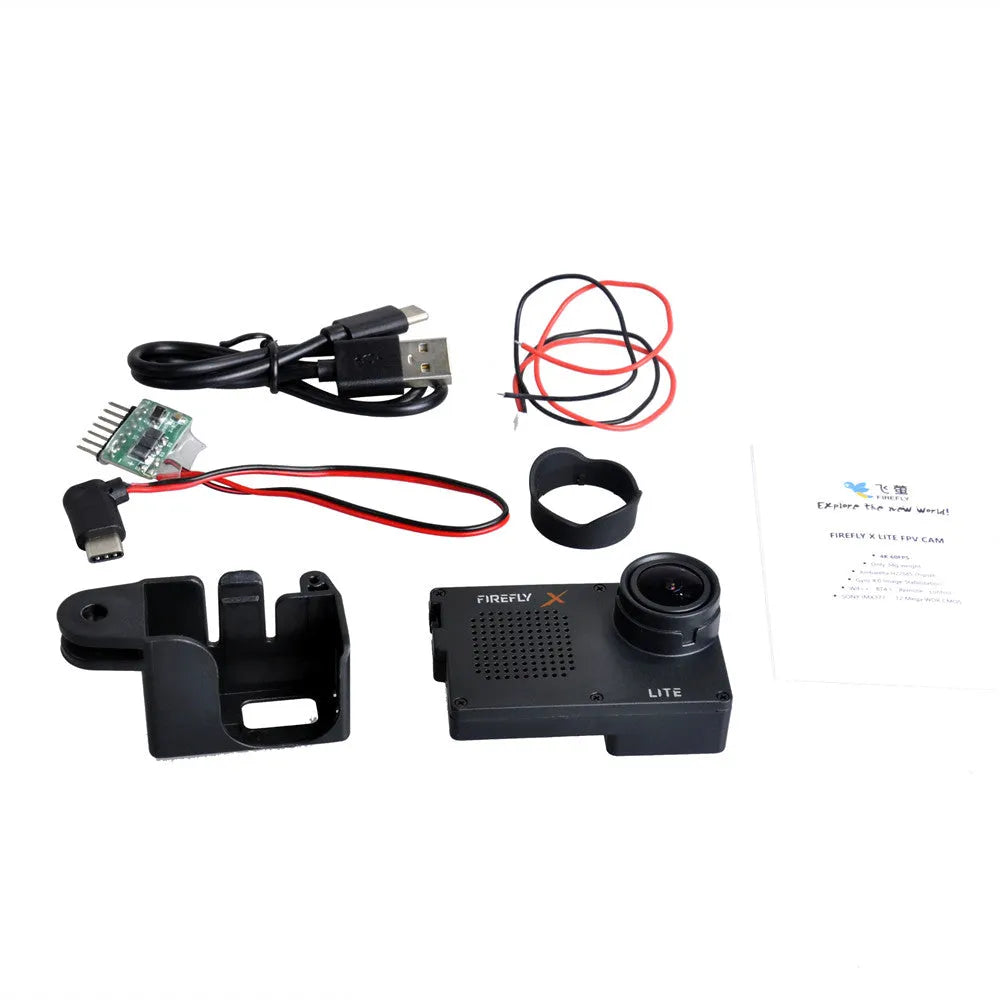 Hawkeye Firefly X Lite FPV Camera 4K 60FPS 34g Weight for Racing Drone - Makerfire