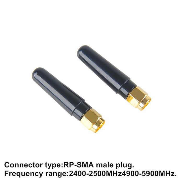 2.4G 5.8G FPV TX Antena RP-SMA Antena FPV macho (2 piezas)