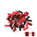 20 Pairs T-Plug Connectors Deans Style Male and Female with 40 pcs Shrink Tubing For RC LiPo Battery
