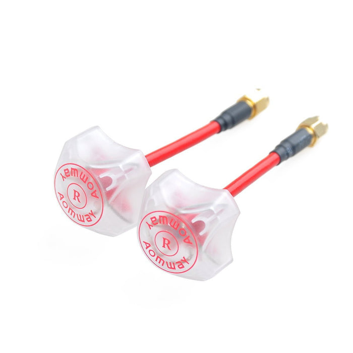 2pcs Newest 5.8G 3DBi 4 Leaf Clover Antenna RP-SMA Male with Protective Coverings