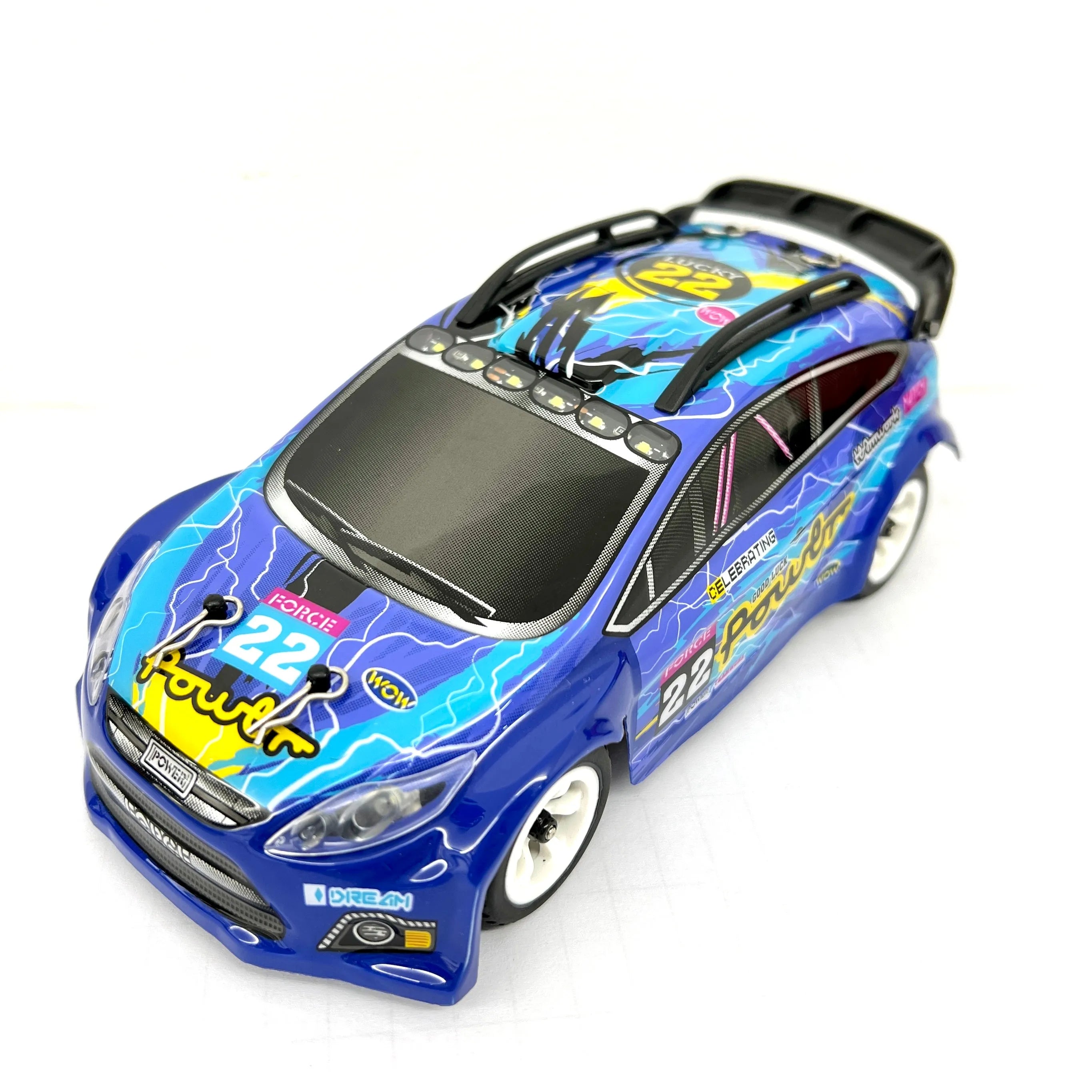 WLTOYS 284010 1/28 2.4G 4WD Brushed RC Rally Car Vehicles RTR Model with Light - Makerfire