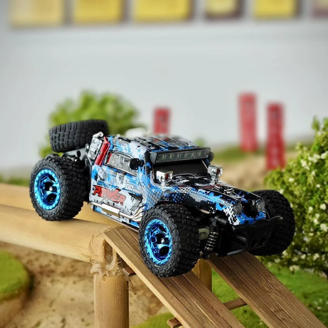 WLTOYS 284161 2.4G 4WD 1/28 30KM/H Brushed RC Off-Road Full Proportional Vehicle with LED Lights - Makerfire