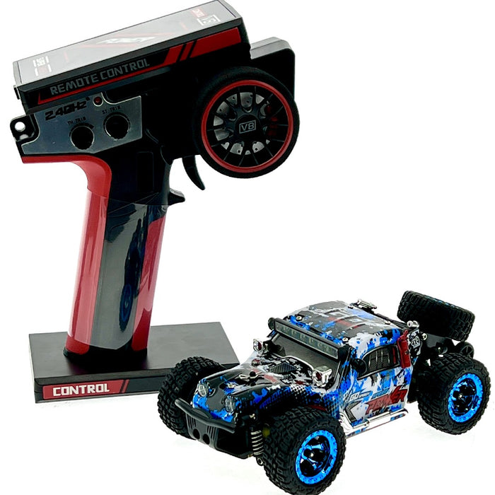 WLTOYS 284161 2.4G 4WD 1/28 30KM/H Brushed RC Off-Road Full Proportional Vehicle with LED Lights - Makerfire