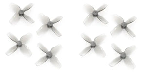 HQProp Micro Whoop Prop 40MMX4 Grey (2CW+2CCW)-Poly Carbonate(Pack of 8) - Makerfire