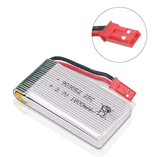 Crazepony-UK 3.7V 1800mah Lipo Battery 25C JST Plug with USB Charger  for RC Quadcopter Drone