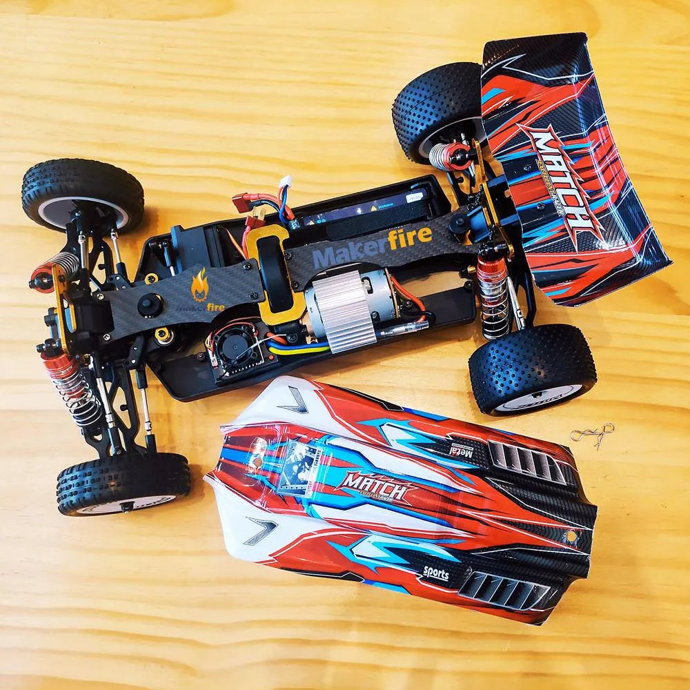 WLToys 104001 1:10 scale 4WD Drive Off-road Radio Control Ride On Toy Kids Electric Brushed Car Toys Vehicle Model - Makerfire