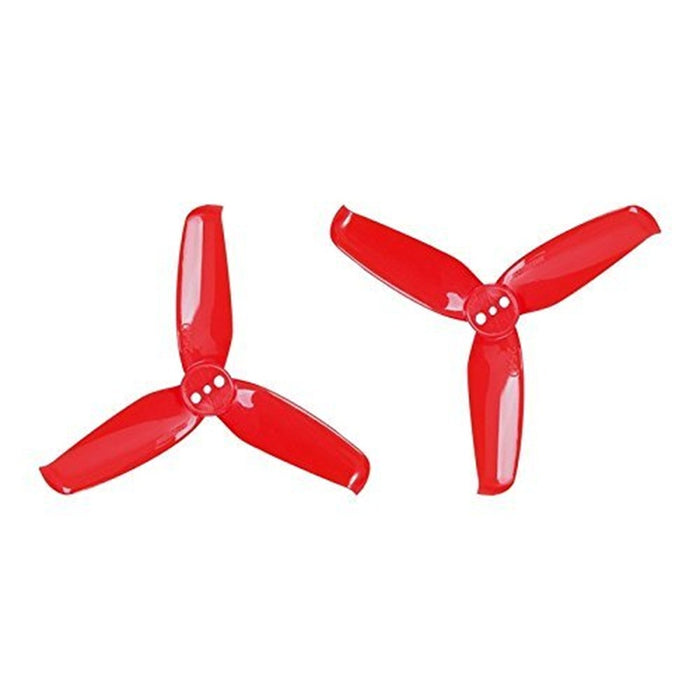 16PCS Gemfan Flash 2540 3-Blade Propeller 2.5inch Tri-blade Props  for  FPV Drone Quadcopter (Red)