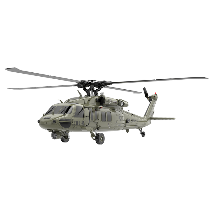 Yuxiang F09 Black Hawk UH60 RC Helicopter 1:47 Scale 2.4Ghz 6CH 6-Axis Gyro BNF/RTF Compatible With FUTABA S-FHSS - Makerfire