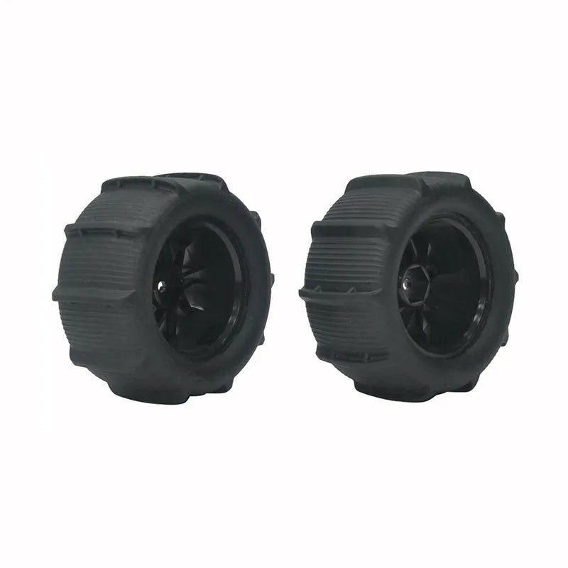 80mm Snow Sand Tires Wheels for Wltoys 1/14 1/16 144010 104001 124016 124017 RC Car(Pack of 4) - Makerfire