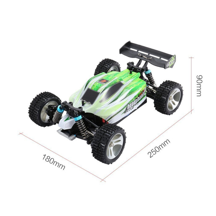 Wltoys A959B 2.4G 1/18 Full Proportional Remote Control 4WD Vehicle 70km / h High Speed Electric RTR Off-Road Buggy RC Car