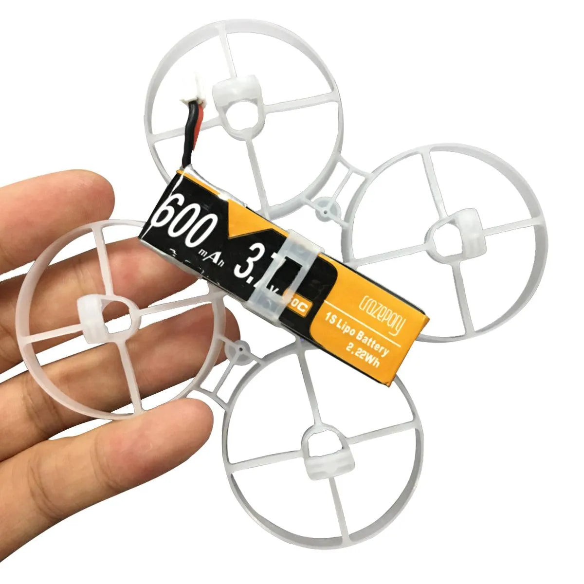 2PCS Makerfire Micro Whoop Frames Wheelbase 65mm with Whoop Canopies for 716 Motors - Makerfire