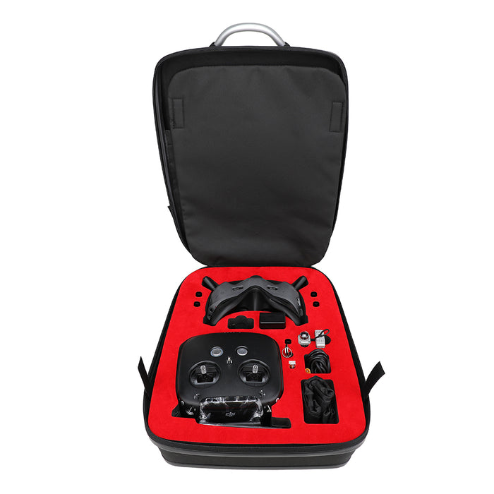 Portable Aluminum Case for DJI FPV System Portable Safety Box Hard Shell Backpack Waterproof