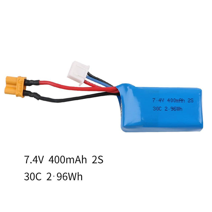 400mAh 2S 7.4V 30C LiPo Battery Pack with XT30 Connector for Armor 85 HD Brushless Whoop (2pcs)