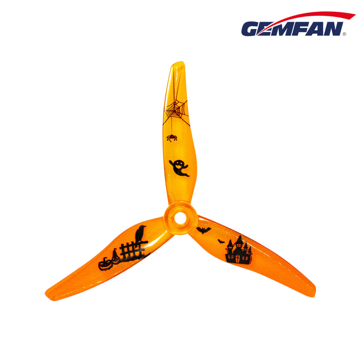 Gemfan Halloween 51466 V2 Three Blade Propeller(Pack of 12) - Makerfire