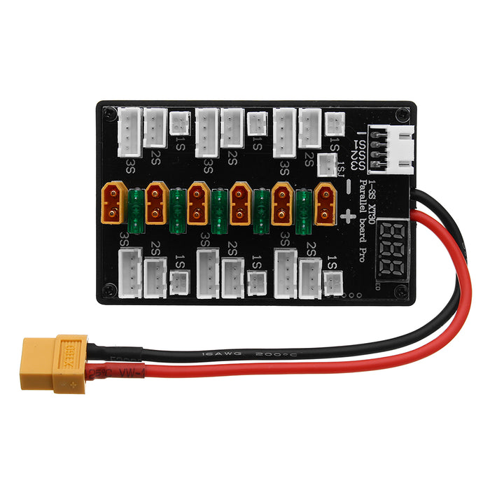 Upgraded XT30 Parallel Charging Board for 1S 2S 3S LiPo Batteries