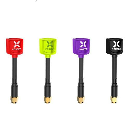 FOXEER 5.8G Lollipop 3 2.5DBi Omni FPV Antenna RHCP SMA/RP-SMA for RC Drone(Pack of 2)