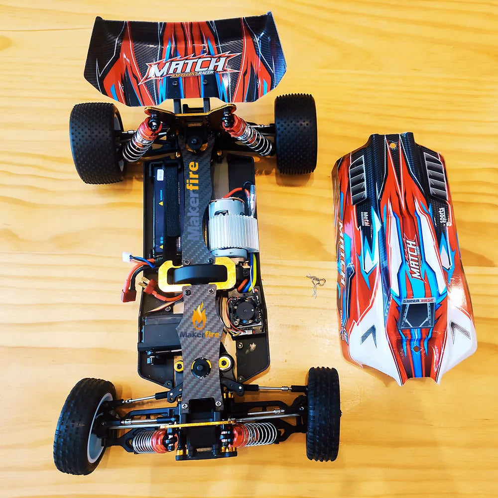 High-Performance Top Brace Carbon Fiber Board 3mm for 104001 Car - Makerfire