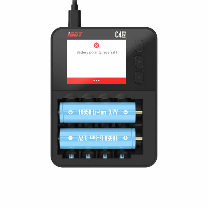 ISDT C4 EVO 36W 8A 6チャンネル18650 26650 26700 AA AAAバッテリー用USB出力付きスマートバッテリー充電器