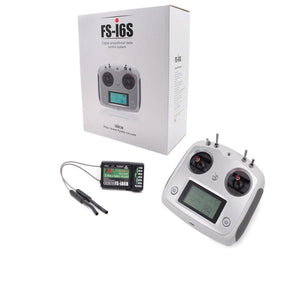 Flysky FS-I6S RC Transmitter Tx 2.4G 10CH with IA6B Receiver/without IA6B Receiver - Makerfire