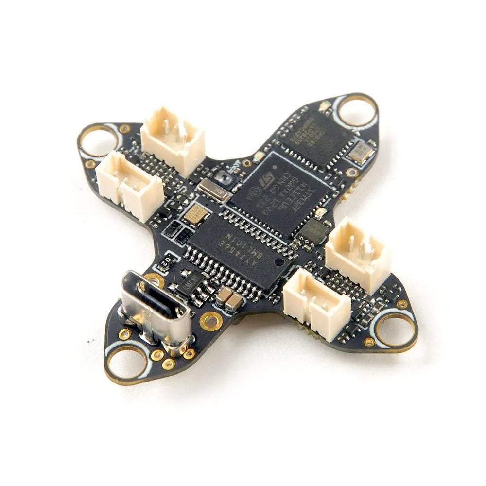 Happymodel CrossF4 ELRS 1-2S Flight Controller for Tinywhoop with BMI270 IMU and Serial UART ELRS V3.0 Receiver - Makerfire