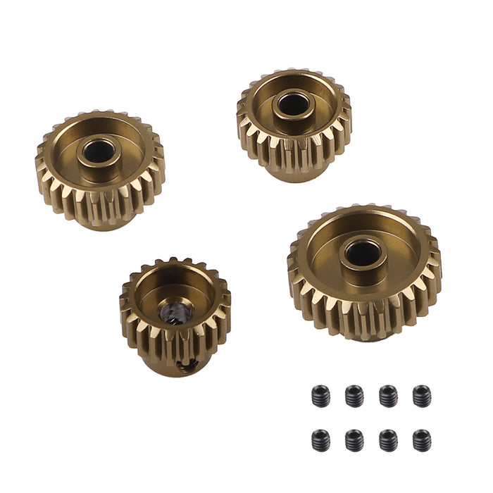 48DP Motor Pinion Gears 21T 23T 25T 27T 3.175mm Brushed Brushless Motor Pinion Gears Set