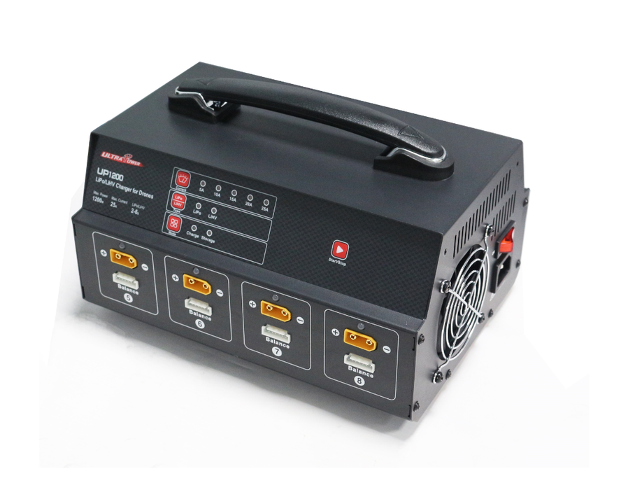 Ultra Power UP1200 8 Channel Smart Battery Charger for UAV Drone Commercial Industrial