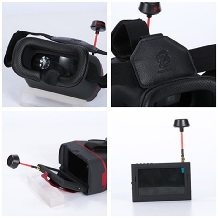 FXT 5.8GHz FPV Goggles 32CH Raceband Detachabel 4.3 inch Receiver Monitor for Drone Racing - Makerfire