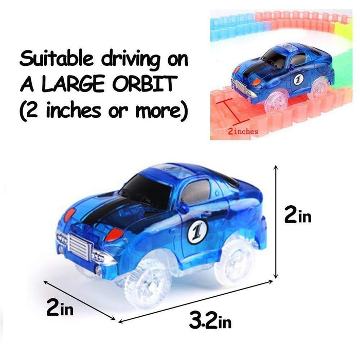 Car and Tracks, Magic Track Cars with 5 LED Lights