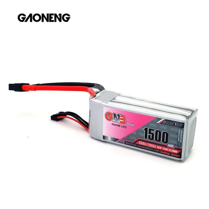 Batería Lipo GAONENG GNB 14.8V 4S 1500Mah 130C - Enchufe XT60 