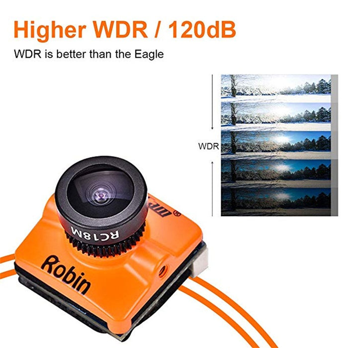 RunCam Robin 700TVL 1.8mm Lens 160 Degree Micro Mini FPV Camera for FPV Quadcopter Racing Drone 