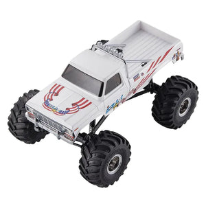 FMS Model 1:24 FCX24 Max Smasher RC Monster Truck RTR 4WD 2.4GHz Monster Truck With Huge Tires V2 Version - Makerfire